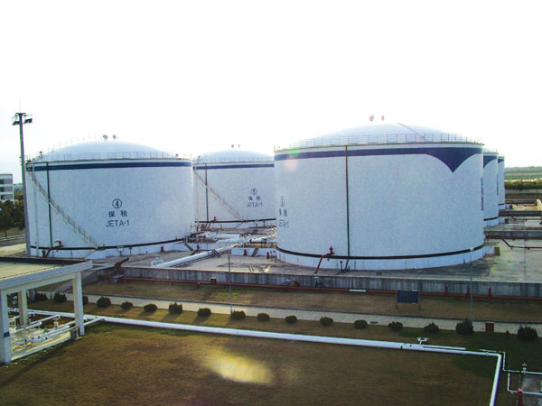 6×20,000 m3 Aviation Kerosene Storage Tank-the Largest Storage Tank Farm, Shanghai Pudong Internatio